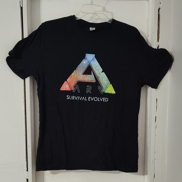 ARK Survival Evolved Black T-Shirt - Picture 1 of 4